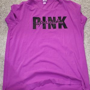 Pink Campus Short Sleeve Tee
